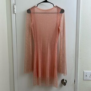 Meshki Samira Dress in baby pink